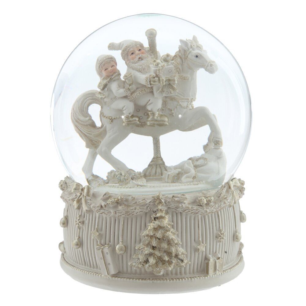 GAEM Фигурка декоративная в стекл шаре "Карусель" (ключ,муз), D 15 см, L14 W14 H19 см