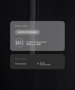 Oysho Теплый длинный комбинезон, черный