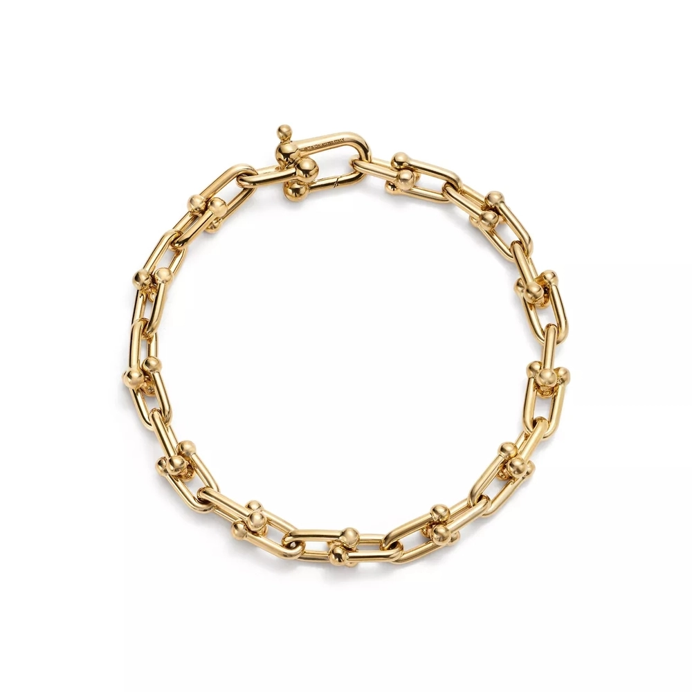 Браслет из жёлтого золота 18k,Tiffany ⚜️Hard Wear Small link