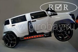 Детский электромобиль River Toys Mers ЛИМУЗИН A555AA белый