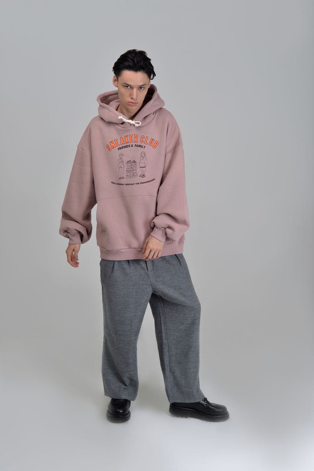 Худи Sneaker Club Розовый