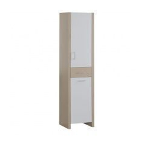 Шкаф-пенал для ванной Aquanet Тиана 45 светлый дуб