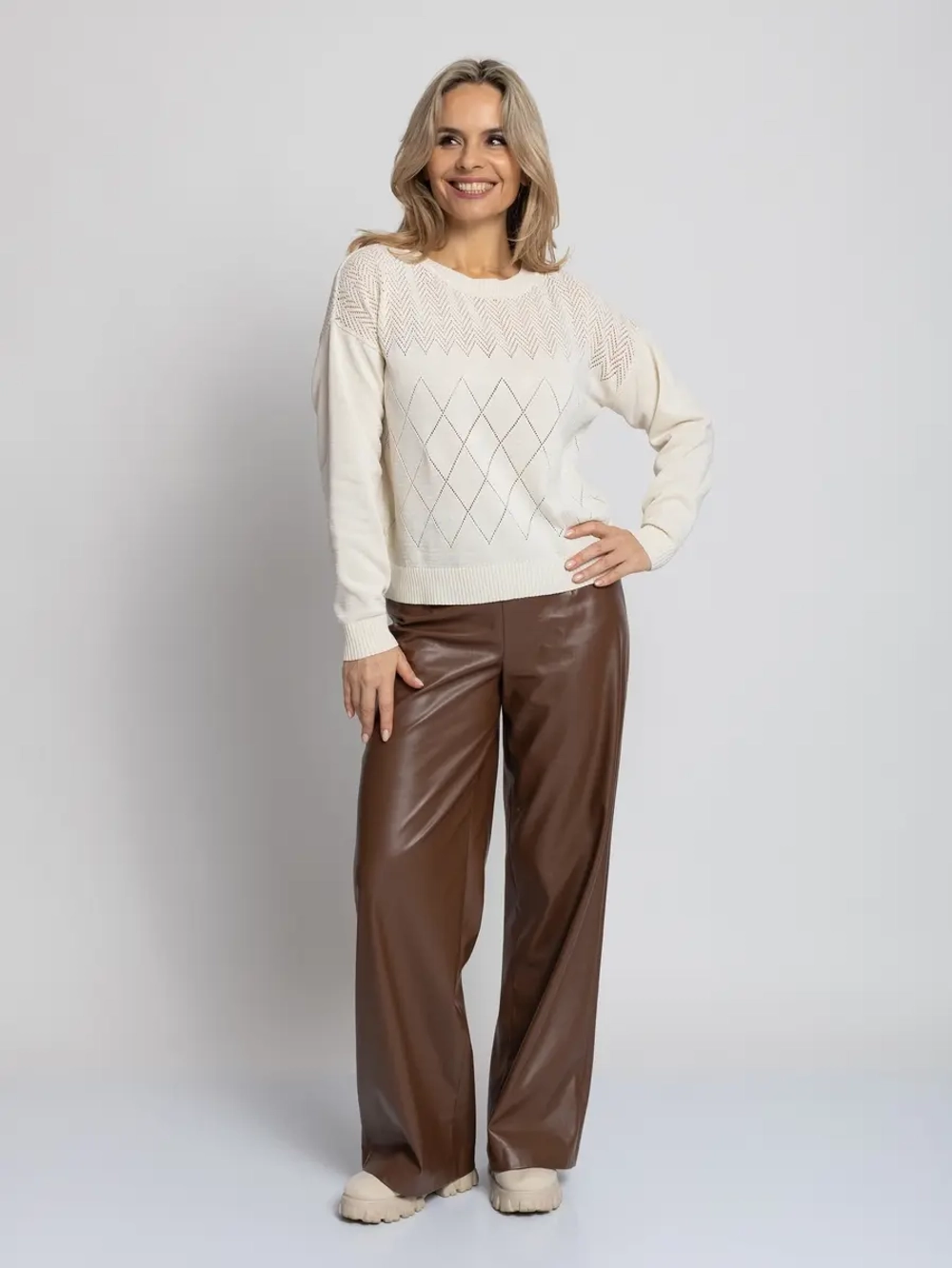 Джемпер И 042/молочный