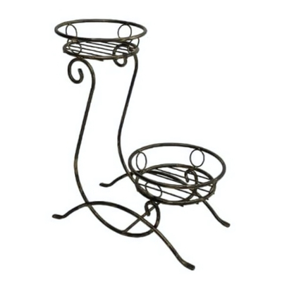 Подставка для цветов напольная "Лиана" на 2 горшка, металл М0000252