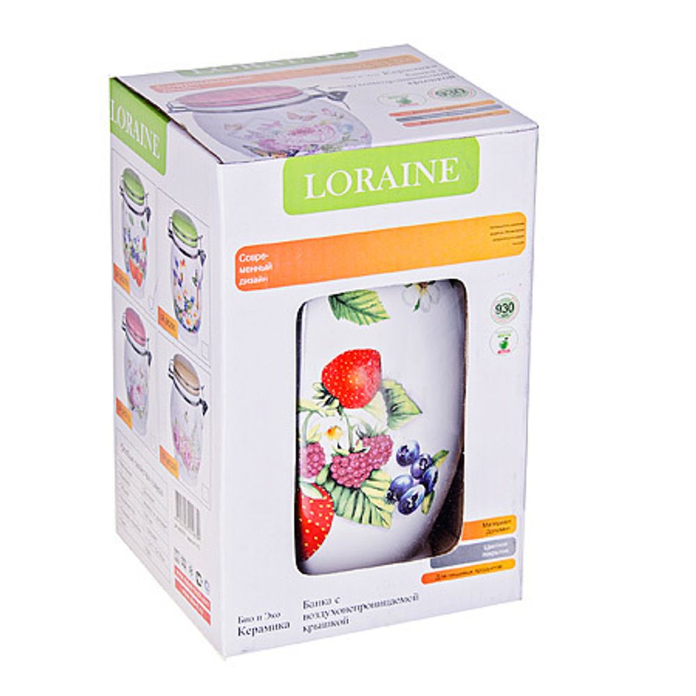Банка для сыпучих Loraine 26278 900 мл