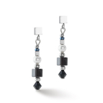 Серьги Coeur de Lion Black-Silver 4355/21-1317