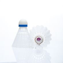 Воланы для бадминтона DOUBLE FISH JINQUE 103w ( нейлон/пробка), 6 шт, белый