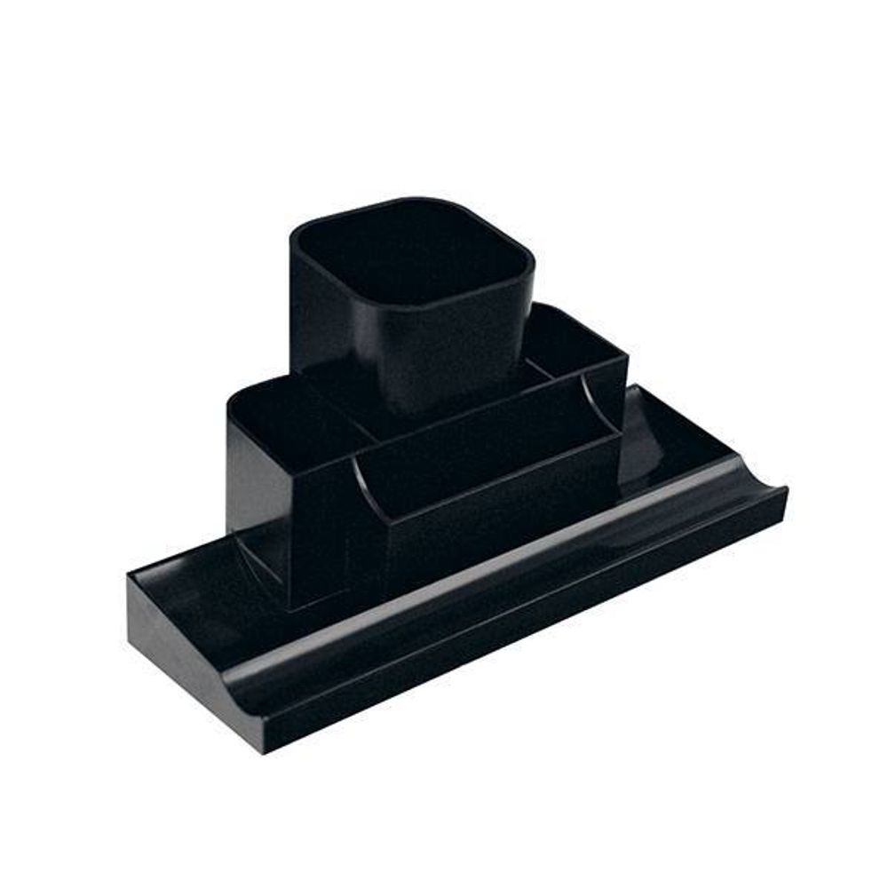 Подставка д/канц inФОРМАТ черный пластик