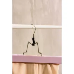 Вешалка деревянная для брюк и юбок SAVANNA «Тэри», 30×16×2 см, цвет сиреневый