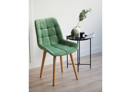 Стул деревянный Woodville Челси фисташковый (zd 651), светлое дерево np, ножки натуральные