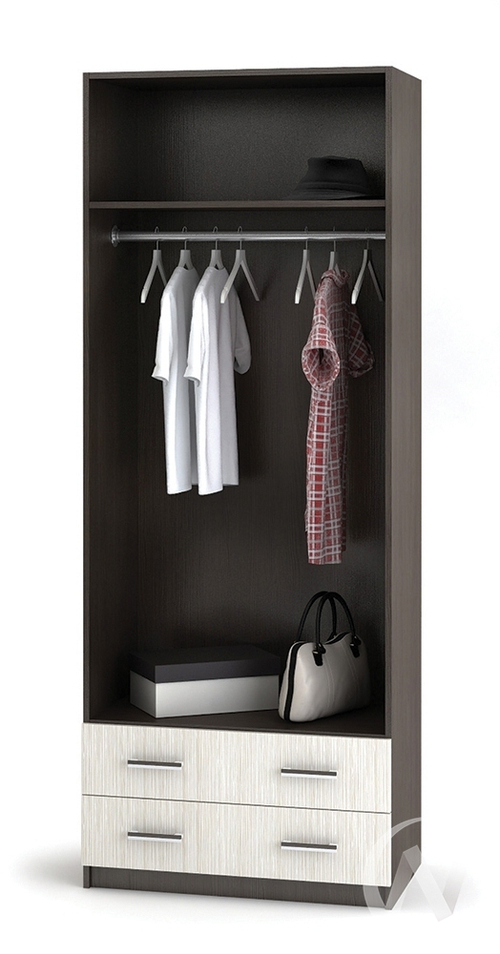 Шкаф Дуэт 2-х створчатый (венге/белфорт)