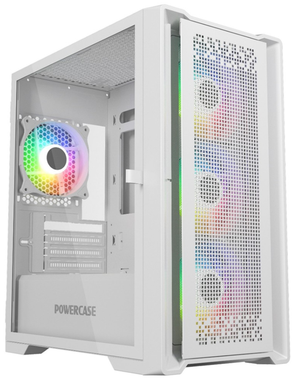 Корпус mATX Powercase ByteFlow Micro White