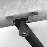 500427 Профиль металлический 2 м для монтажа светильников в ПВХ потолок ЧЕРНЫЙ