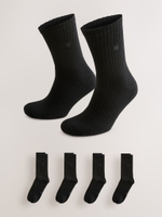 Носки спортивные для мальчика Next 405-138, 4 шт., Черный