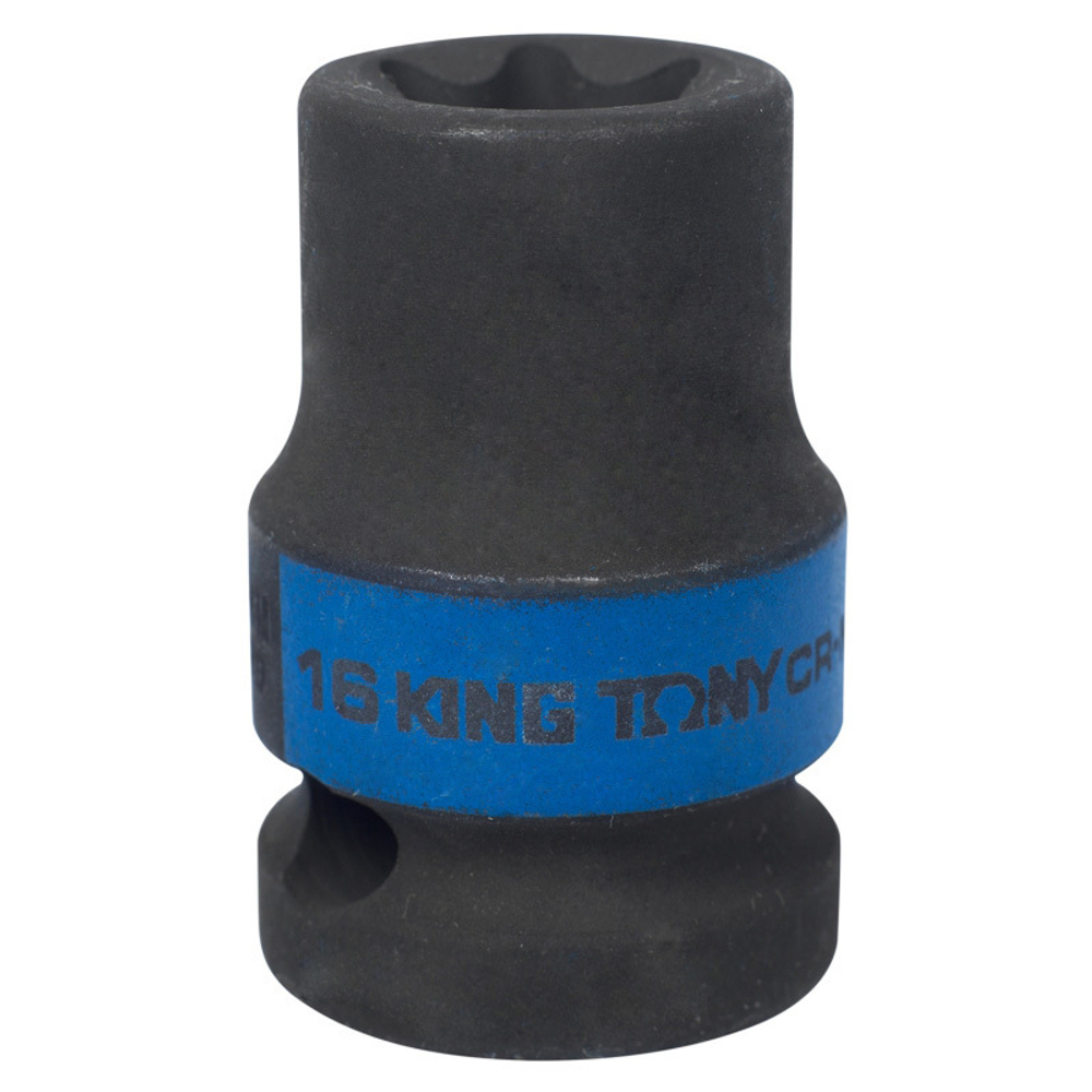 Головка торцевая ударная TORX Е-стандарт 1/2&quot;, E16 KING TONY 457516M