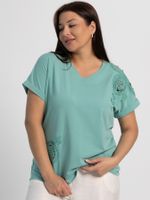 Блуза Время перемен (зеленая) Б16090-20М LT Collection