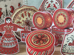 Макет "Мезенская роспись"