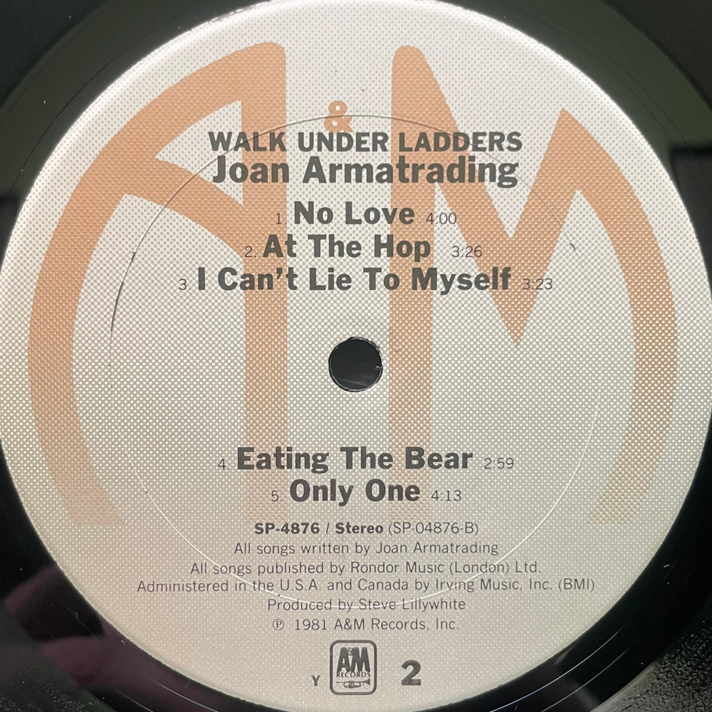 Joan Armatrading ‎– Walk Under Ladders (США 1981г.)