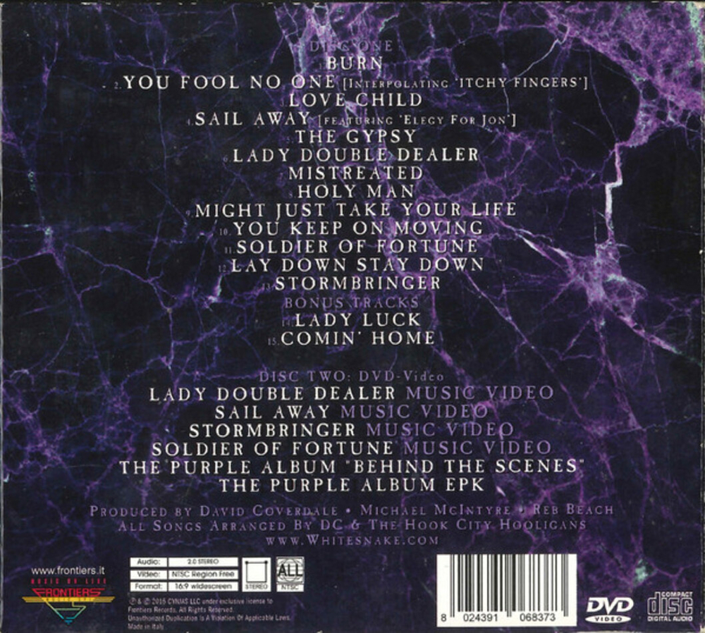 Whitesnake / The Purple Album (Deluxe Edition)(2LP+CD+DVD)