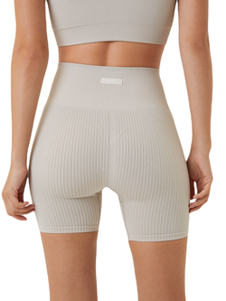 Женские Шорты теннисные Björn Borg Stockholm Seamless Rib Shorts - серый