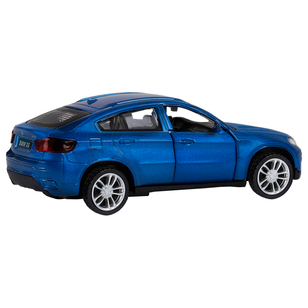Модель 1:43 BMW X6,синий, откр. двери, инерция