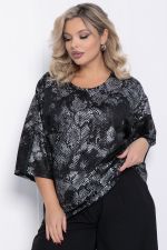 Блуза Австрия (черная) Б12365-27 LT Collection