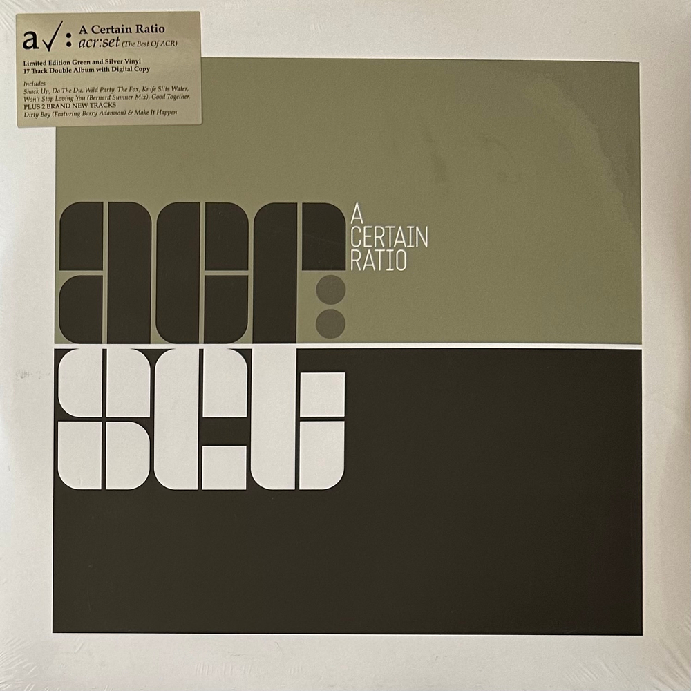 A Certain Ratio ‎– acr:set 2LP (Англия 2018г.) Green/Silver