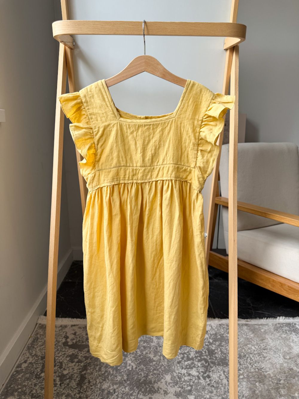 Льняное платье Bonpoint , 140