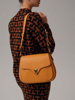 Кожаная сумка Azaro 30778 оранжевая тыква