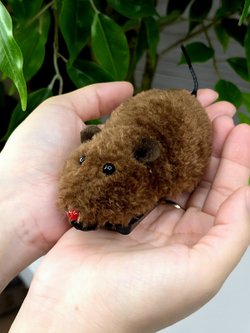 Игрушка Мышь на радиоуправлении цвет коричневый (202073373-2)