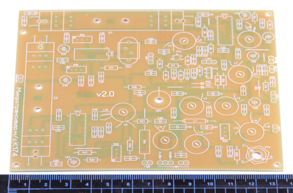 Одноплатный SSB Микротрансивер ИМС174