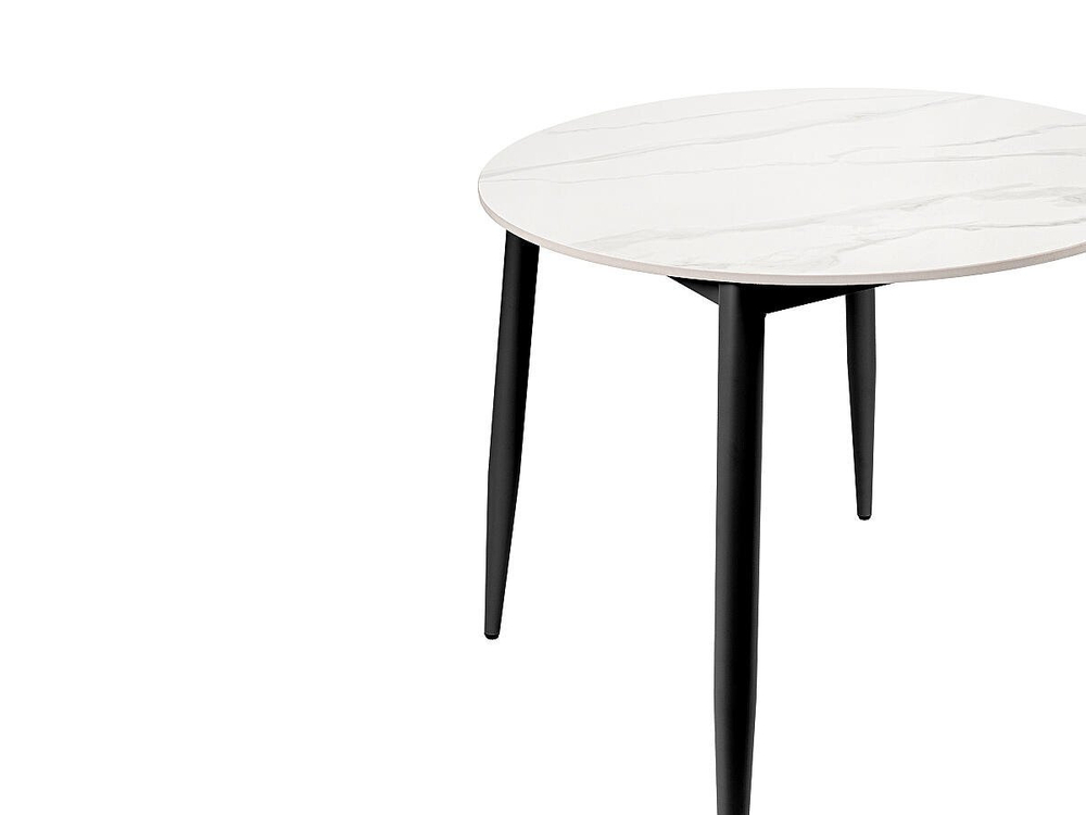 Стол Uni-Form-R.2B SBlack/White Matt Marble 727*800*800