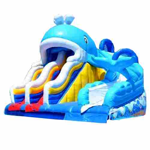 Надувная водная горка для аквапарка к бассейну «Кит» 7,5*7*7,2 м