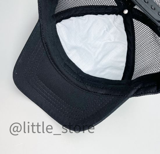 Кепка текстильная с нашивкой, Черный/белый