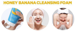 Scinic Honey Banana Cleansing Foam питательная пенка для умывания с медом и бананом