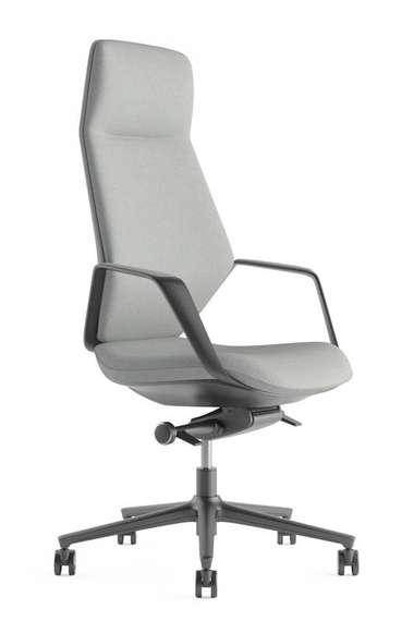 Кресло Davos STAR-C-H Светло-серый/Металл Черный