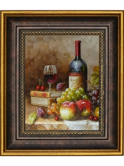 Картина настенная интерьерная в багетной раме 18*21 см