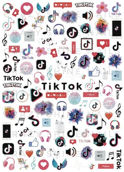 Слайдер-дизайн Crazy Shine Nails: Tik Tok