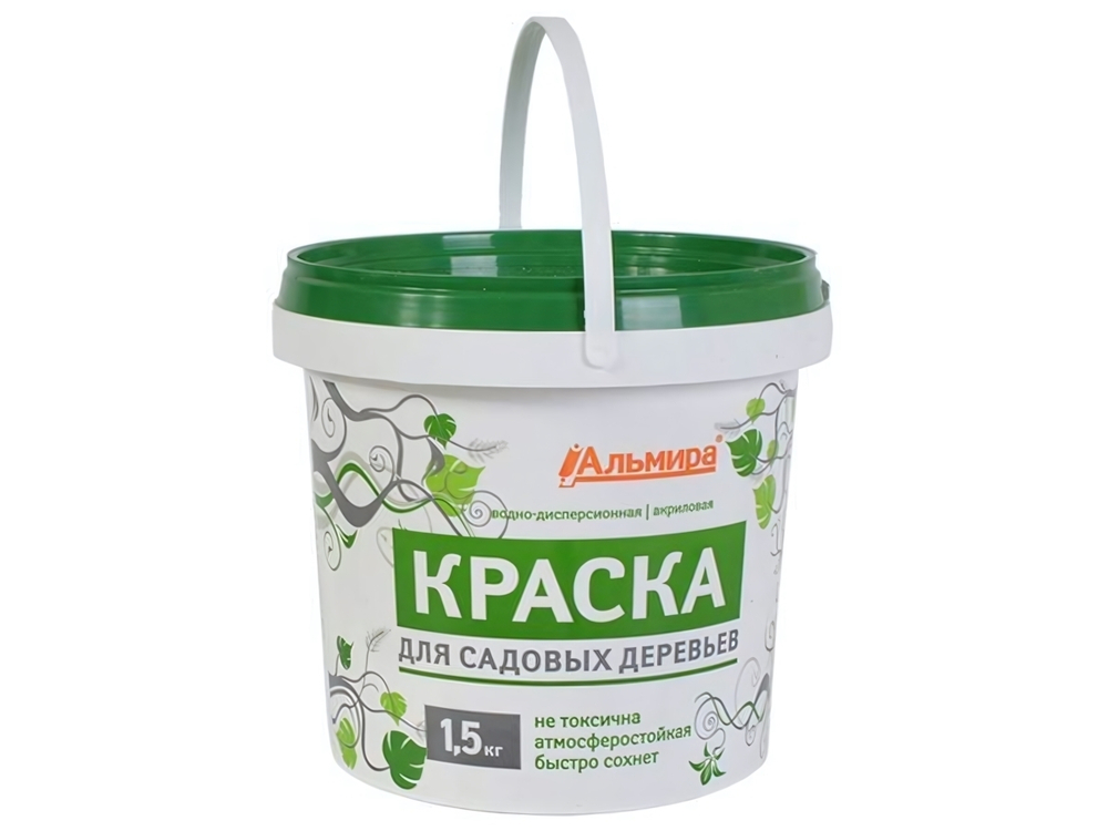 Побелка садовая 1,5кг акриловая ВД-АК ведро