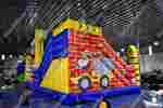 Коммерческий надувной батут "Строители"