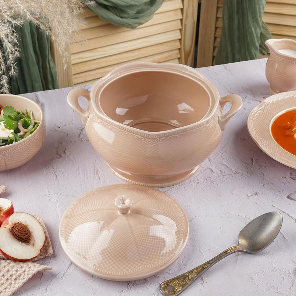 Супница 2,2 л d 22 см h12,5 см Aristocrat Peach Tea Noble [1]