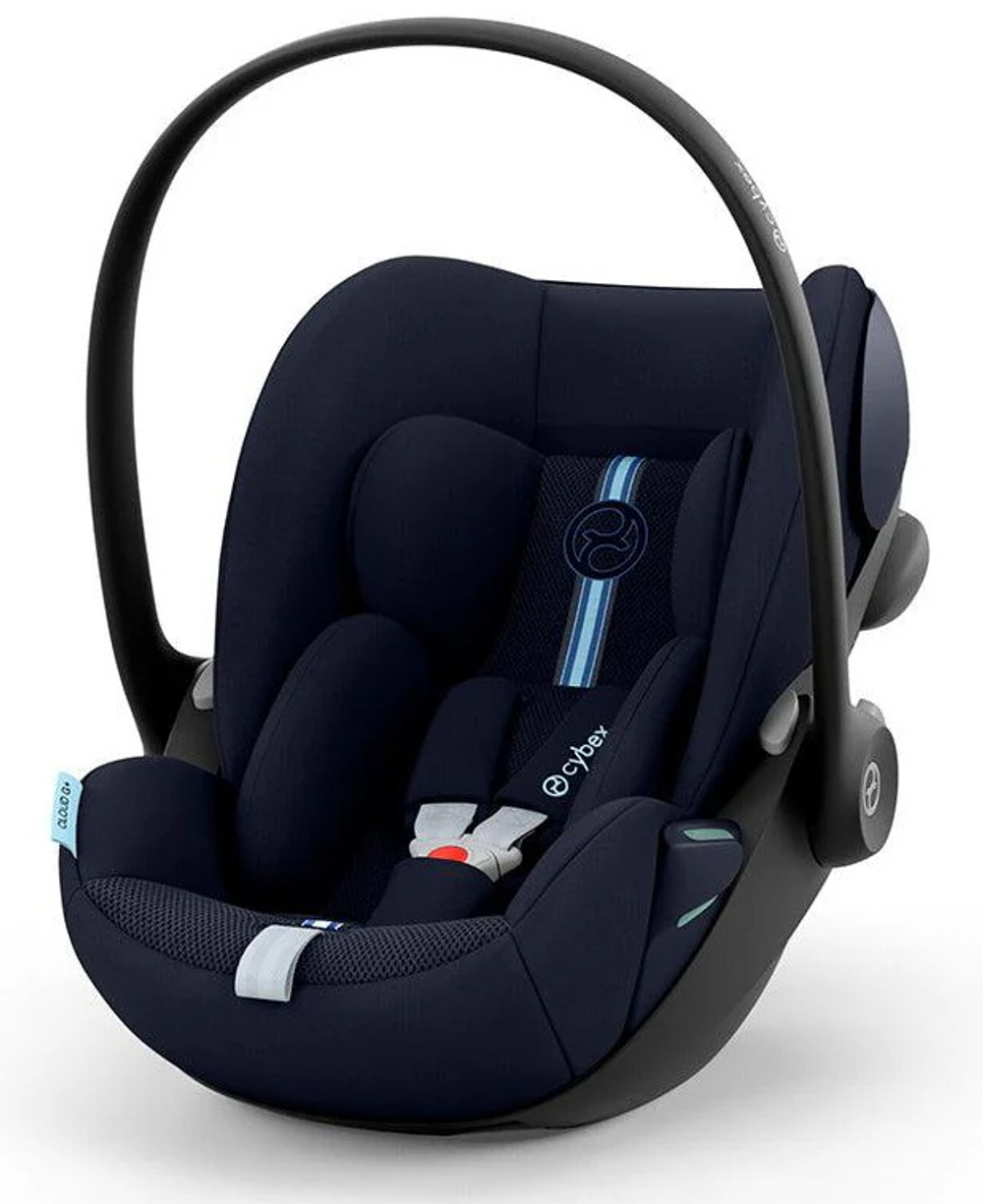 Коляска Cybex Balios S Lux BLK complete Cloud G Ocean Blue Plus Base G 4 в 1 Moon Black с дождевиками