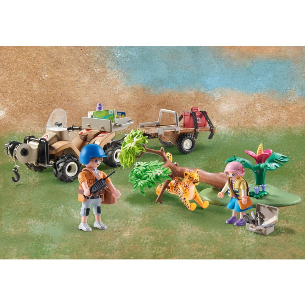 Playmobil - Квадроцикл для спасения животных Wiltopia 71011X
