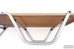 Шезлонг металлический Dias, бежевый