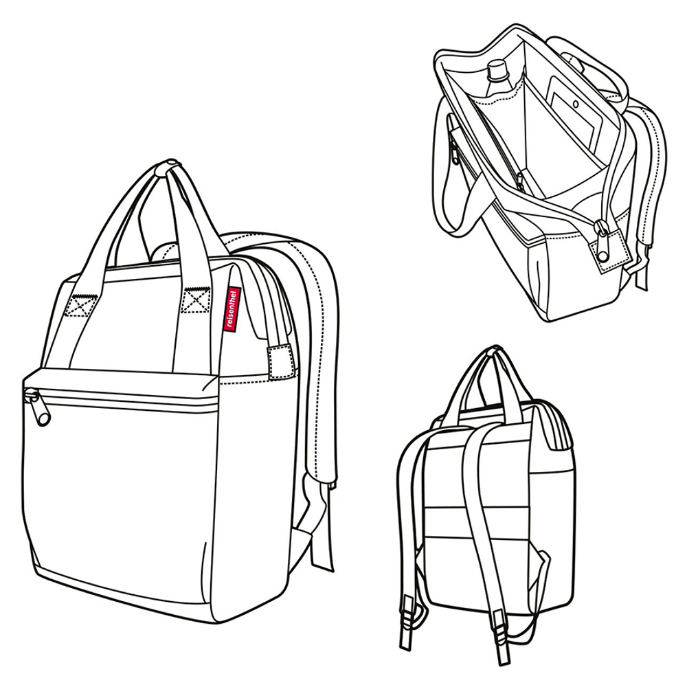 Рюкзак Allrounder R zebra Reisenthel