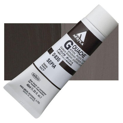 Holbein Acrylic Gouache 40 мл. 835 [А] Sepia