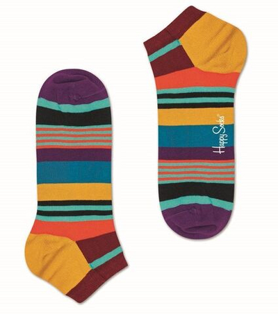 Низкие носки Multi Stripe Low Sock с полосками (Размер: 25) (Цвет: разноцветный)