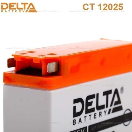 Аккумулятор СТ12025 YT4B-BS 2,5 а/ч 114х39х87 св кисл герм Delta