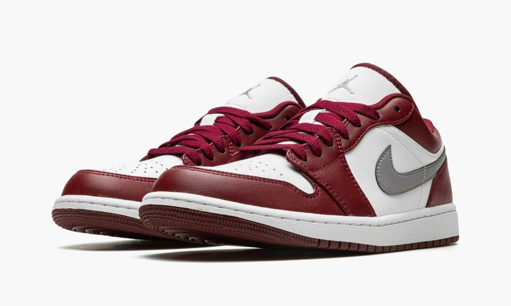 Air Jordan 1 Low "White Bordeaux"