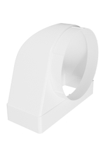 Переходник СКФП D150 90° 90х220 пластик ERA